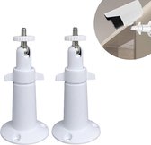 Pakket van 2 camera-wandbevestigingen, Verstelbare beveiligingswandbevestiging Muurplafondlamp Camerabeugels Binnen-/buitencamerabevestiging