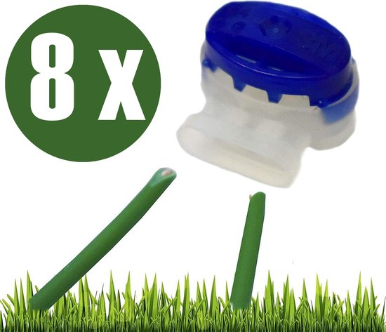 Connecteurs de câble / connecteurs de fil / périmètre de connecteurs de gel pour tondeuses Faucheuses robotiques Landxcape - 8 pièces