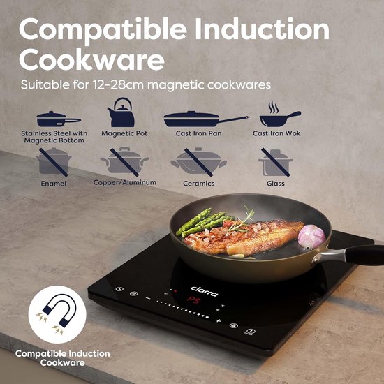 Brunner Hot Point Inductiekookplaat 1-pits | Webwinkel