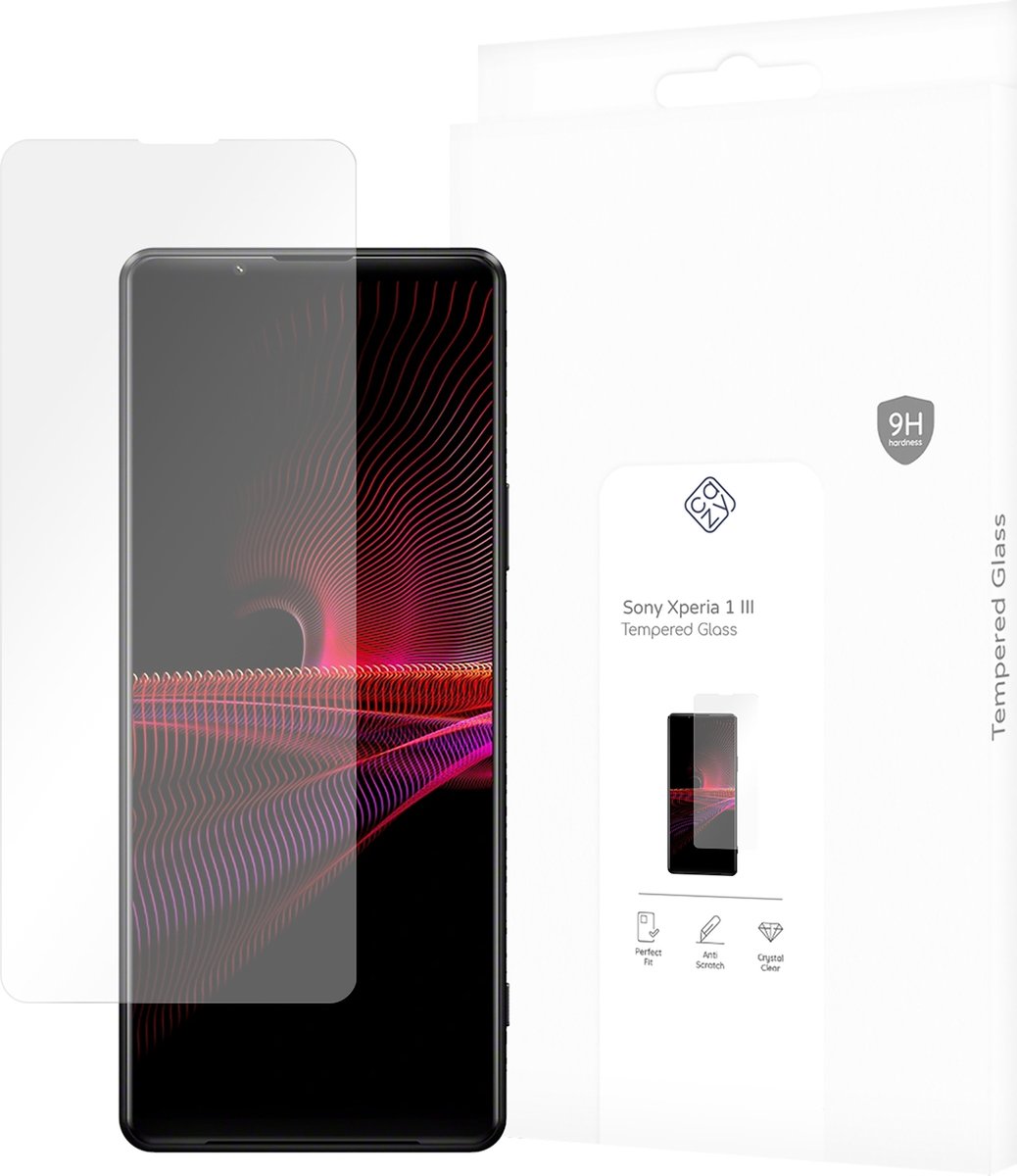 Cazy screenprotector geschikt voor Sony Xperia 1 III - Screenprotector Gehard Glas