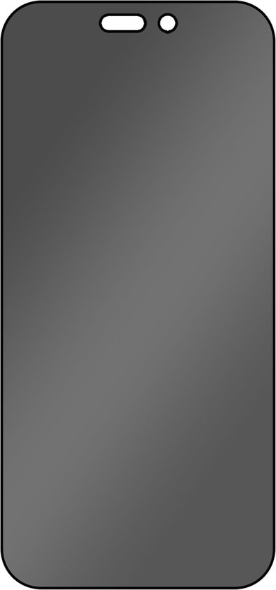 Protecteur d'écran de confidentialité en Tempered Glass Cazy adapté à iPhone 15 Pro Max