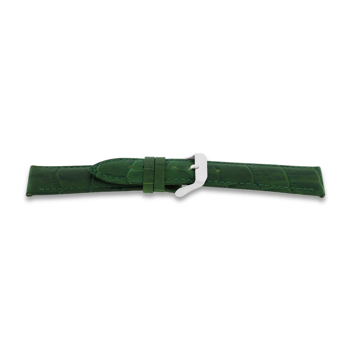 Horlogeband G866 Italia tanned Oily Croco groen 20x18mm