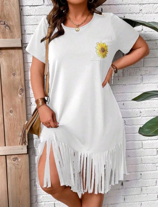 Robe Multicolore Taille 2XL - Mi-longueur - Style Court été - Occasion Très Bon état