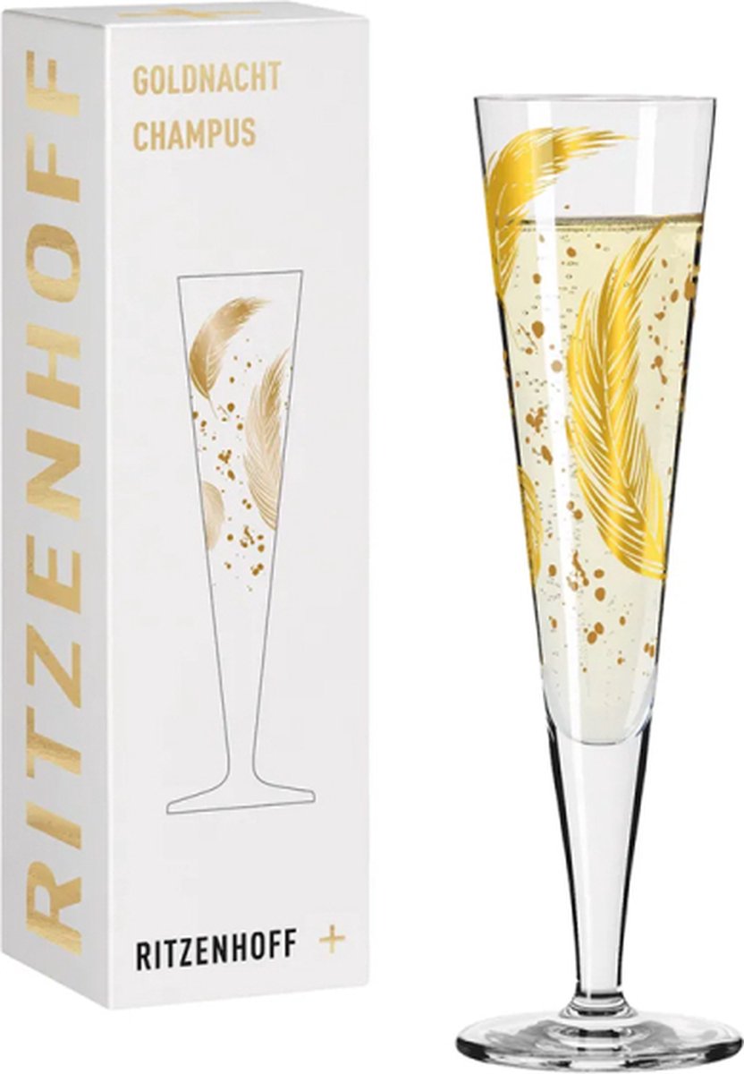 Ritzenhoff Goldnacht Champus Champagneglas 1042