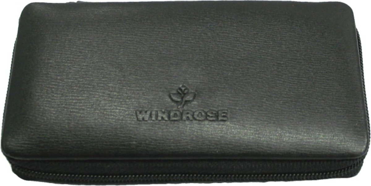 Goedkoopste WINDROSE Leren Manicure set Ambiance Manicure Set Black Zwart