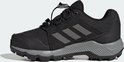 Zwarte wandelschoen voor kinderen met grijze accenten en zool. GORE-TEX.