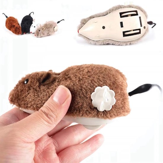 Trixie Opwindbare Pluche Muis Met Catnip