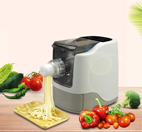 Luxe Pastamachine – Elektrisch – 13 Standen – Spaghetti, Tagliatelle, Fettuccine – Zelfgemaakte Verse Pasta – Professioneel & Thuis – Wit van Thuys — afbeelding 3
