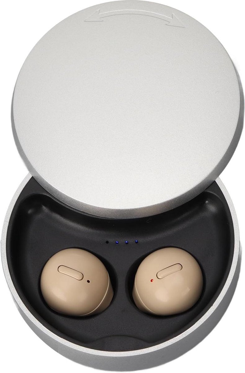 Goedkoopste Onzichtbare Mini Draadloze Oordopjes met Bluetooth Ingebouwde Microfoon - Laag Profiel - Ruisonderdrukking - Verborgen - Sport Werk Slaap