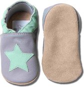 Hobea - chaussures bébé - étoile menthe - gris