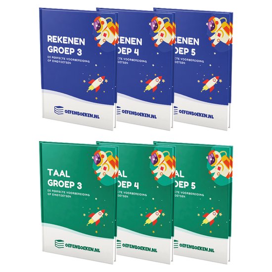 Groep 3 t/m 5 Rekenen en Taal - Middenbouwpakket - Gegarande ... - cover