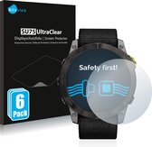 Savvies - Screenprotector voor Garmin Enduro 2 - Folie Beschermfolie transparant (6 Stuks)