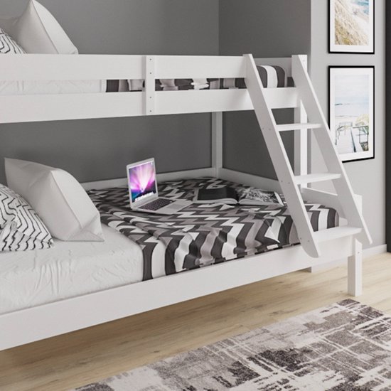 Vitalispa Lit superposé Everest, Wit, 140x200 / 90x200 cm
