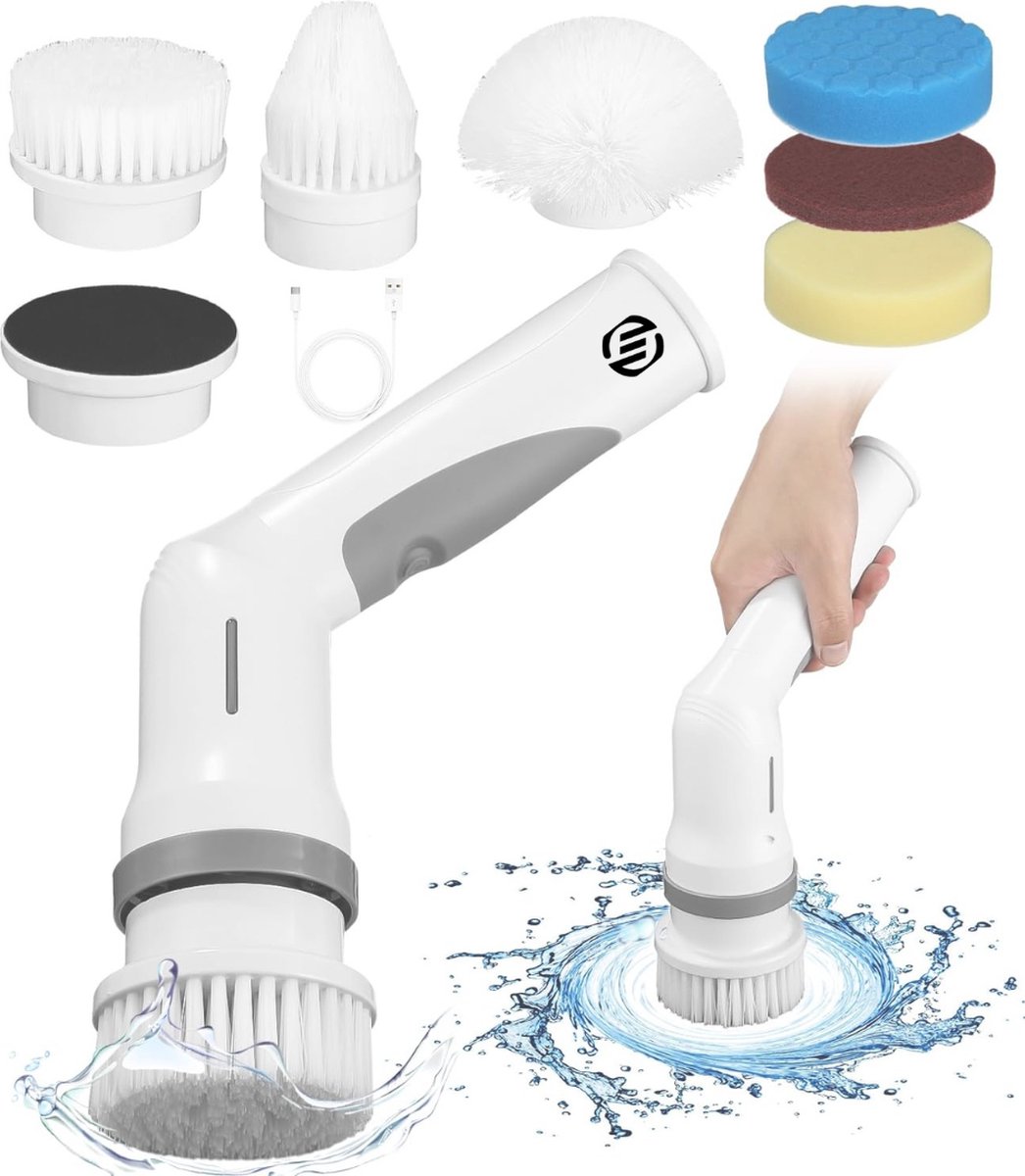 Goedkoopste Elektrische Spinschrobber- Spinning Schrobber - Elektrische Spin Schrobber - Draaiende Schrobber - Elektrische Schrobber - Schrobmachine - Poetsmachine - Schrobber - Elektrische Schrobborstel - Scrubber - Boenmachine - Spinscrubber - Elektrische Scho