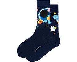 Kunst sokken - Verschillende cirkels: Wassily Kandinsky - Sokken Heren 41 46 - Biologisch Katoenen Sokken - funny socks happy - Vrolijke Sokken - Grappige Sokken - Sokken Cadeau