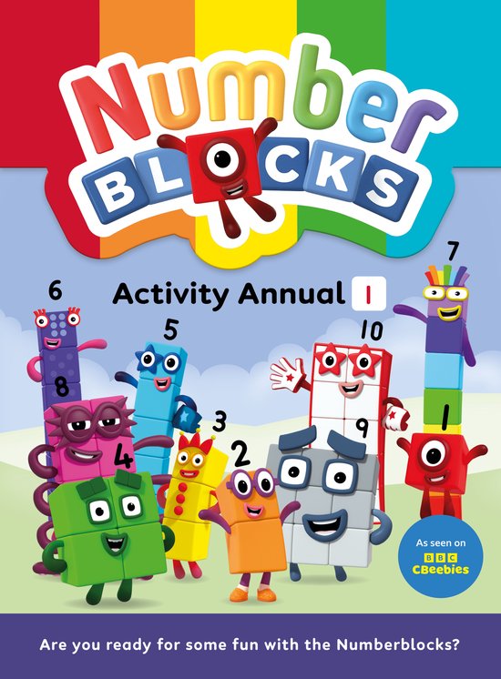 Numberblocks: 5 Fun Activity Annuals Set- Numberblocks Activ ... - cover