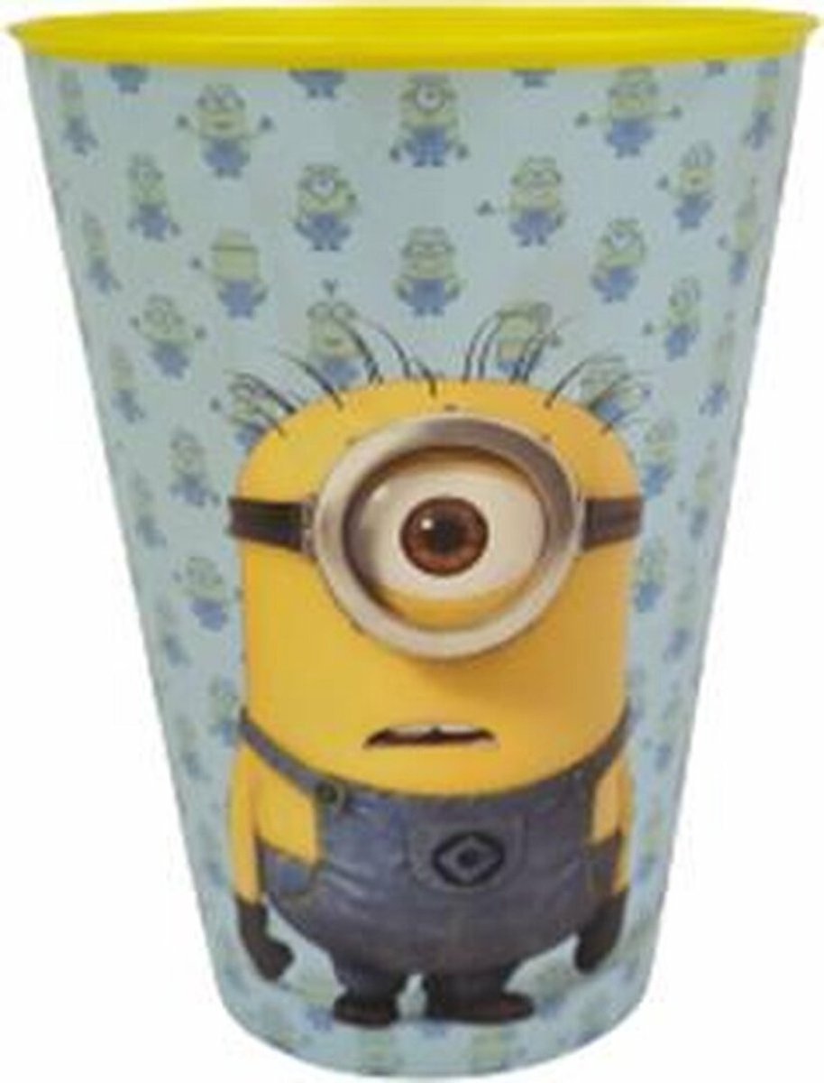 Goedkoopste Beker Minions - Geel/ Blauw - 430 ml