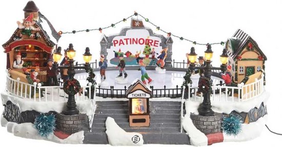 Equivera Kerstdorp Basis - Kerstdorp Ondergrond - Sneeuwdeken - Kerstdorp Onderdelen