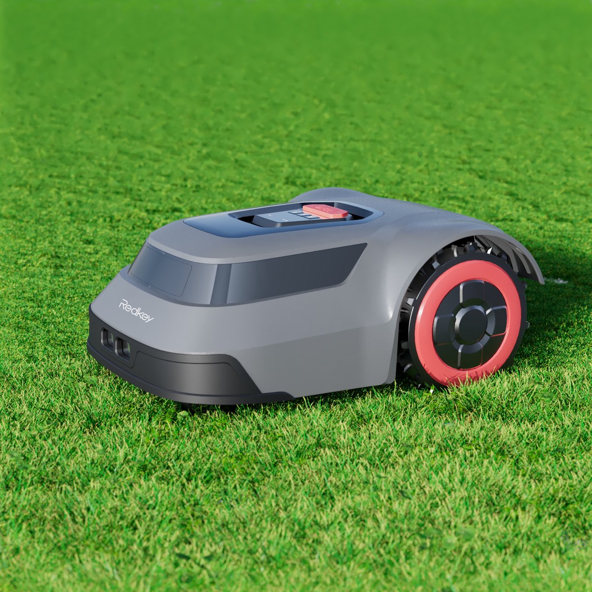 Afbeelding 2 van Redkey MGC500-Robotmaaiers- Voor tuinen tot 500 m²-Max 800m²-20 cm maaibreedte-Automatische hefbladplaat-Kabelbreuk detectie-Batterij Robot grasmaaiers- App Control- Klimvermogen 45% -Automatisch Stille Grasmaaier Robot