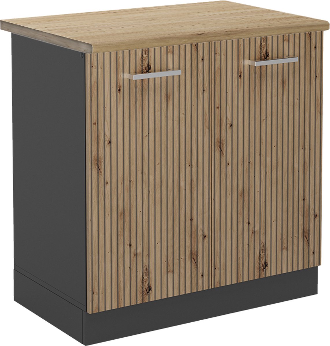 Vicco R-Line Wastafelkast – 80 cm, WB Eik Artisanaal eiken