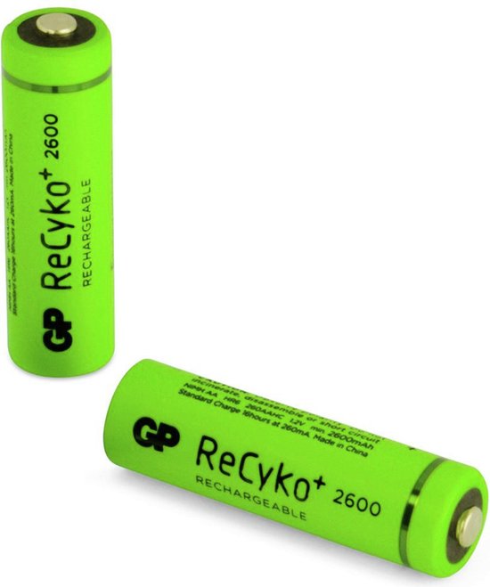 GP Batteries 270AAHCE-2WB2, Batterie rechargeable, AA, Hybrides nickel-métal (NiMH), 1,2 V, 2 pièce(s), 2600 mAh