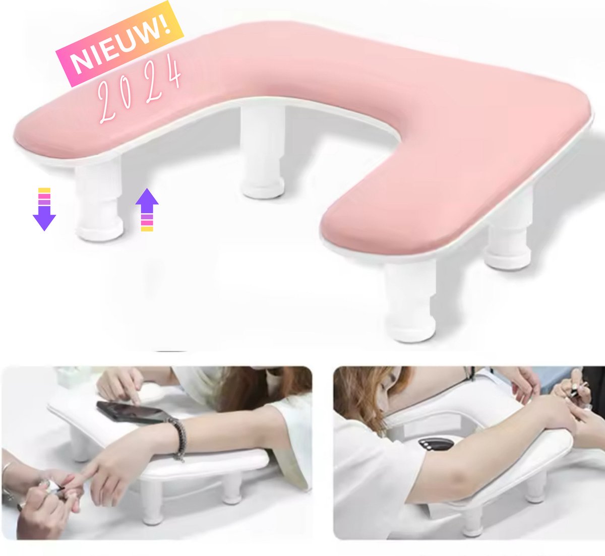 Goedkoopste Armsteun - Nagel armsteun - Nagel armsteun kussen -Manicure Nagelstyliste -Roze Manicure kussen - Armsteun-Nagelkussen-Manicure Handkussen-Handkussen-Manicure Tafel voor Nagelstudio-Nagelverzorging-Acrylnagels-Gelnagels-Gellak-Schoonheidsspecialiste