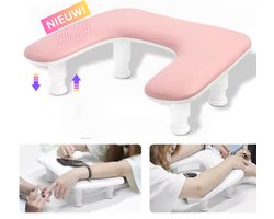 Armsteun - Nagel armsteun - Hand armsteun kussen -Manicure Nagelstyliste -Roze Manicure kussen - Armsteun-Nagelkussen-Manicure Handkussen-Handkussen-Manicure Tafel voor Nagelstudio-Nagelverzorging-Acrylnagels-Gelnagels-Gellak-Schoonheidsspecialiste