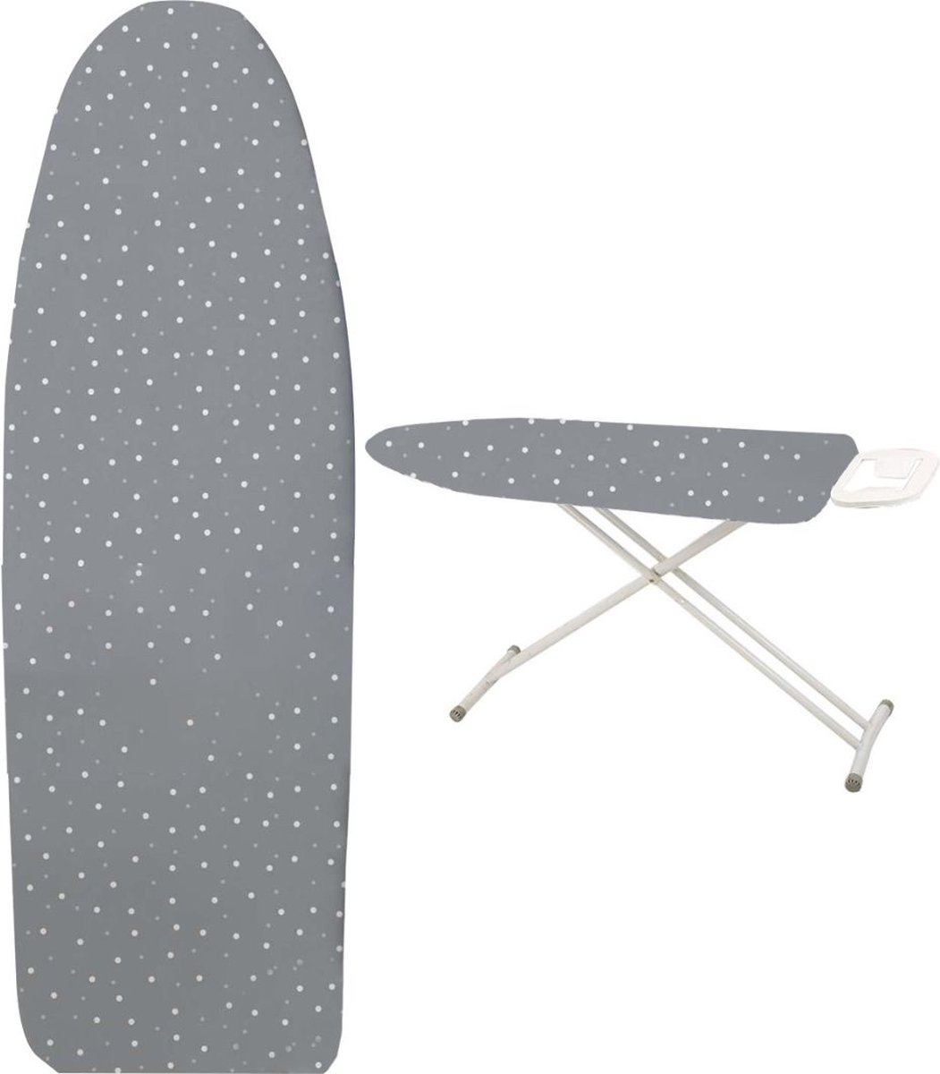 Goedkoopste White-Label® Strijkplankhoes - Strijkplankhoezen - Strijkplankovertrek - Grijs