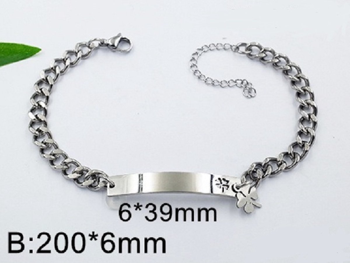 Armband 4465 - GRATIS graveren met naam-(Lees beschrijving aub)