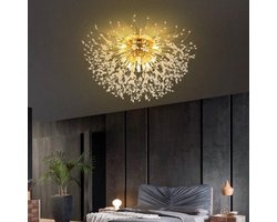 Top 10 Hanglampen en Hangende Plafondlampen 2026: Luxe kristallen plafondlamp Paardebloem 60 cm