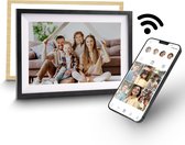 Bol.com CoolFule Digitale Fotolijst - 10.1 Inch - WiFi - 16GB Opslag - Roteerbaar - Verwisselbare Kaders aanbieding