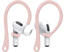 Ibley EarLoop Sport hooks roze voor Apple AirPods Pro 1/2 & AirPods 3/4 - Oorhaken - Siliconen sport haken - Geschikt voor AirPods Pro 1/2 en Apple AirPods 3/4 - Set van 2