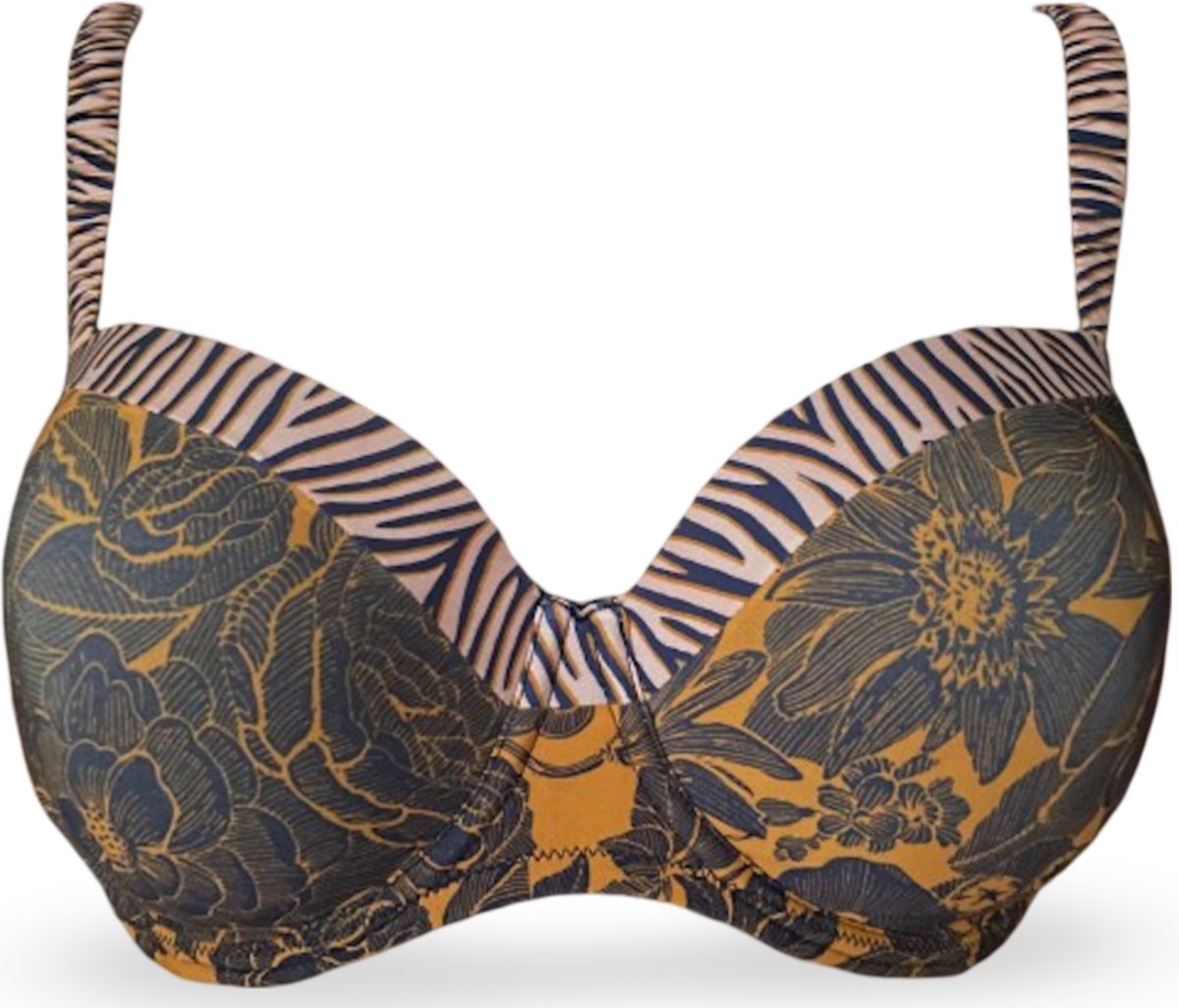 Marie Jo l'aventure Emmanuel Voorgevormde Balconette Bh 0122139 Midnight Blue - maat EU 75E / FR Blauw