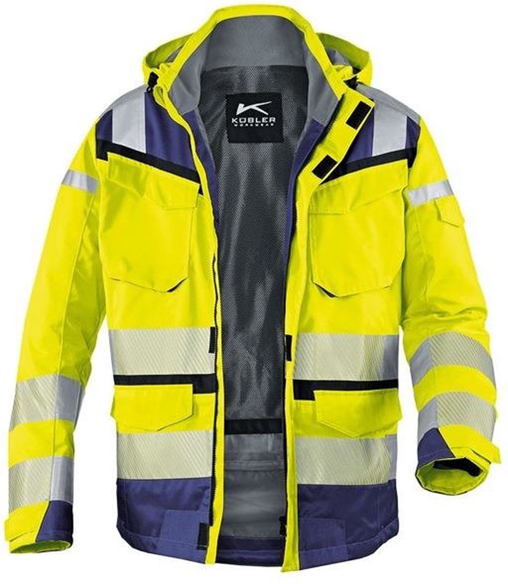 Kübler 1307 PSA KÜBLER REFLECTIQ - Veiligheidsvest - Heren - Geel/Donkergroen - XL