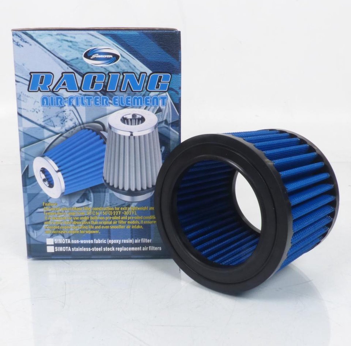 Simota-luchtfilter voor BMW 1150 R/RS ABS motorfietsen, bouwjaar 2001 t/m 2004, nieuw
