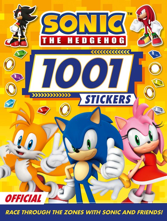 Sonic the Hedgehog 1001 Stickers - cover