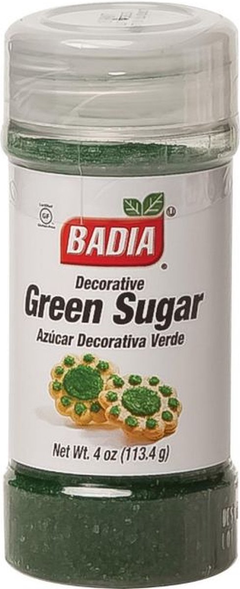 Badia Decorative Green Sugar 4oz