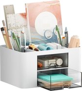 Terholt® Organiseur de bureau avec système de tiroirs – Organiseur de bureau, bac à stylos, bac à lettres – bac à stylos, porte-stylos – Accessoires de vêtements pour bébé Porte-crayons pour Cuisine, maquillage, plateaux d'infirmière