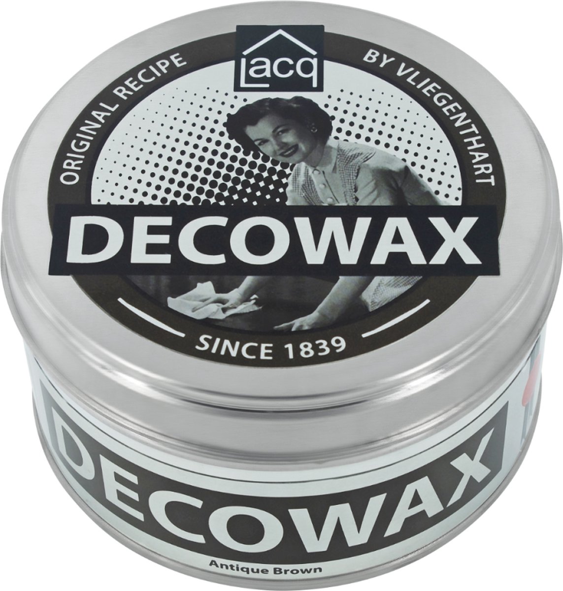 Lacq Decowax Antique Brown - Decoratieve Interieurwas - Wax- 370 ML - Hout- Vloeren - Meubels