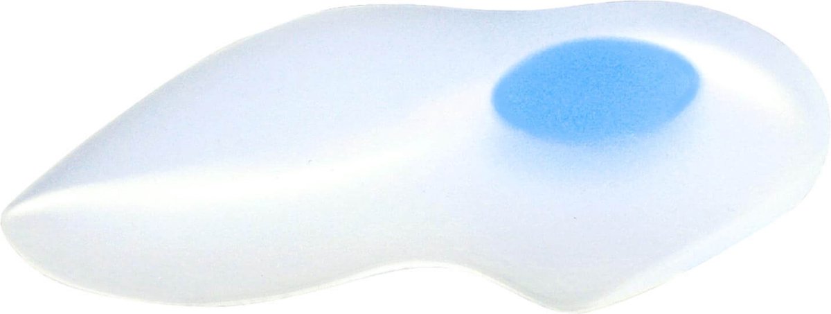 Mövibrace - Hielspoor zooltjes - 1 paar - Met verhoogde binnenboog - 100% siliconen - Unisex - Maat S - Schoenmaat 35-37