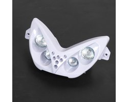 front tnt optic voor auto wit en blauw led nieuw