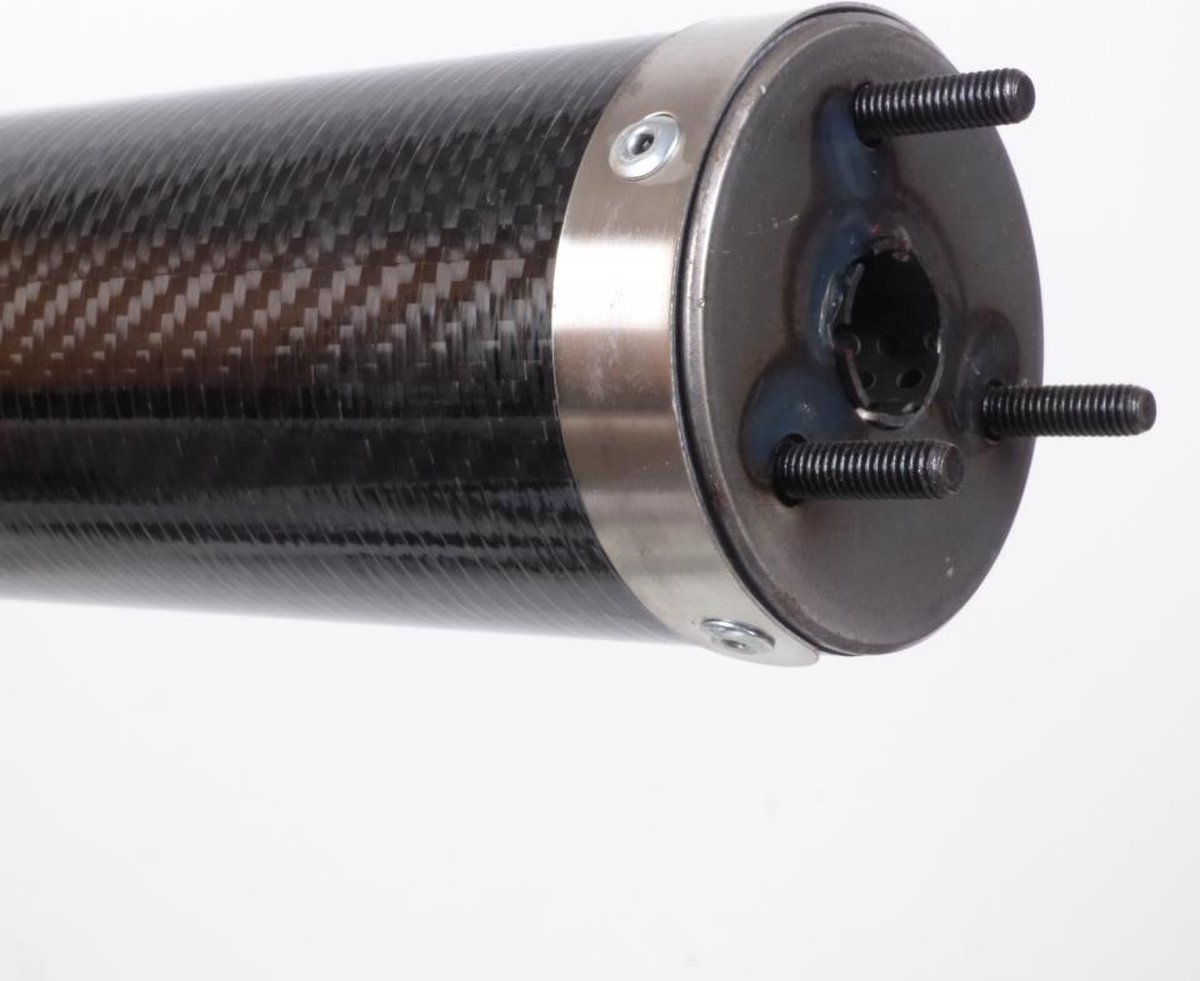 uitlaatdemper giannelli voor motorfiets hm 50 crm derapage 2006 tot 2010 34686hf nieuw