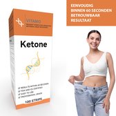 VITAMO Ketose Teststrips - Ketonentest - Afvallen - Ketosis - Ketone Test Strips- Thuistest - 100 stuks/ strips