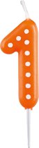 Numeral Candle 1 Dots & Stripes