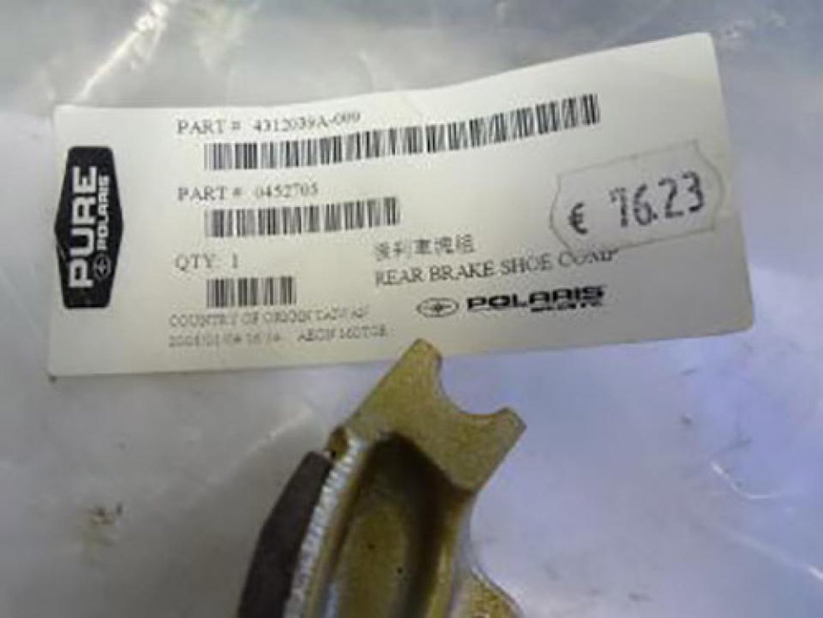 originele remschoen voor polaris 200 phoenix quad 2005 tot 2012 nieuw