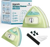 Tibagoods Magnetische Ramenwasser Pro - Ruitenreiniger - Raamwisser geschikt voor Dubbelglas - Magneet Ramenwisser - Dikte 5-35 mm