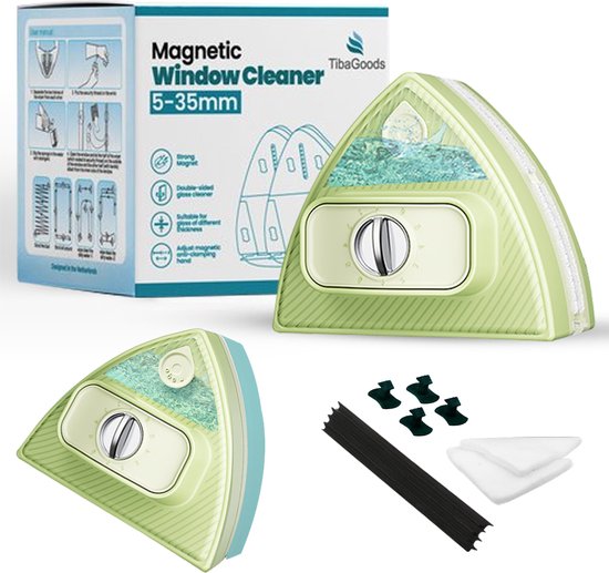 Outils De Nettoyage Pour Vitres - Grattoir Et Brosse Combo - Surface Extra Large - Pour Vitres, Miroirs, Carrelage
