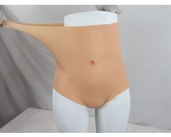 High Waist - 100% hypoallergene - medische siliconen body - one size - bilvergroter - bredere heupen - elastisch - shapewear - shaping - Vrouwen lichaam - Transgender - Vrouwelijke vorm - cosplay - crossdressing - femboy - slip - broekje - body