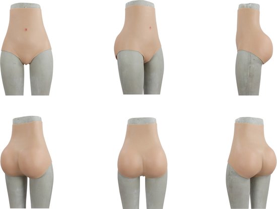Seksi afrika kadın Shapewear sahte Bum külot silikon büyük popo pantolon yastıkl