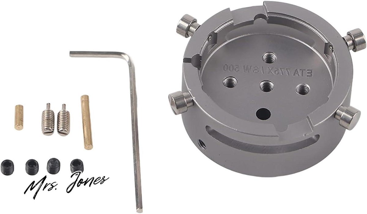 Mrs. Jones Uurwerk Houder Uurwerk Basismetaal Uurwerk Houder Voor 7750 Horloge Uurwerk Horloge Repareren Accessoire .